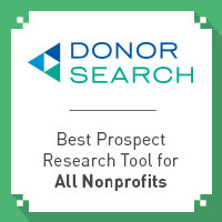 DonorSearch is the best prospect research tool available for nonprofits.