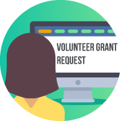 You can find volunteer grant programs through a volunteer grant database.