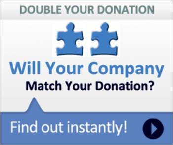 Double Your Donation - Will Your Company Match Your Donation?