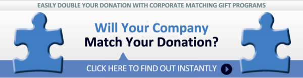 Wide Graphic - Will Your Company Match Your Donation?