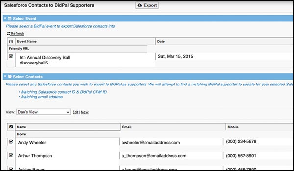 BidPal is the best Salesforce app for live, silent, and online auction management.