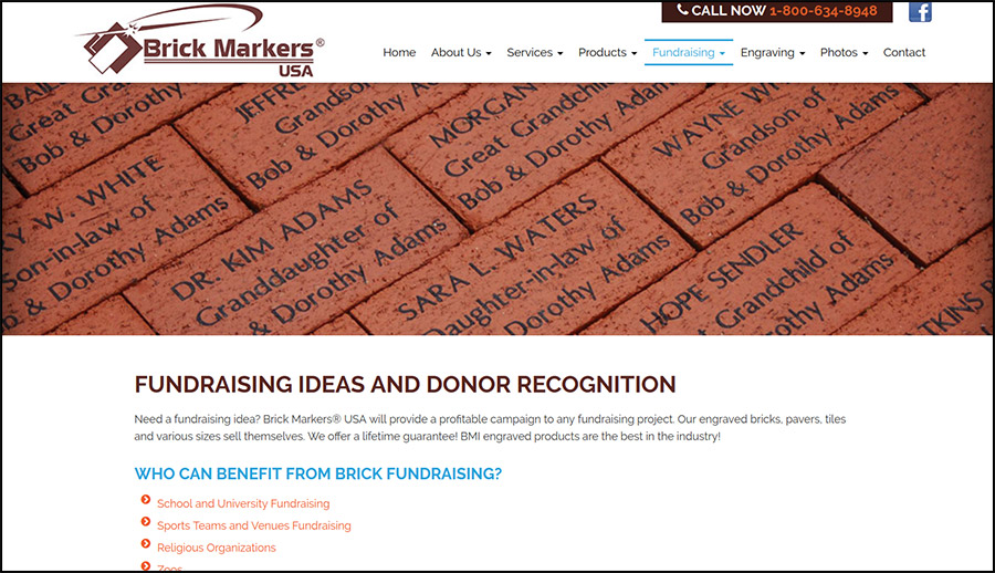 Engraved bricks are a great way to raise money for your church.