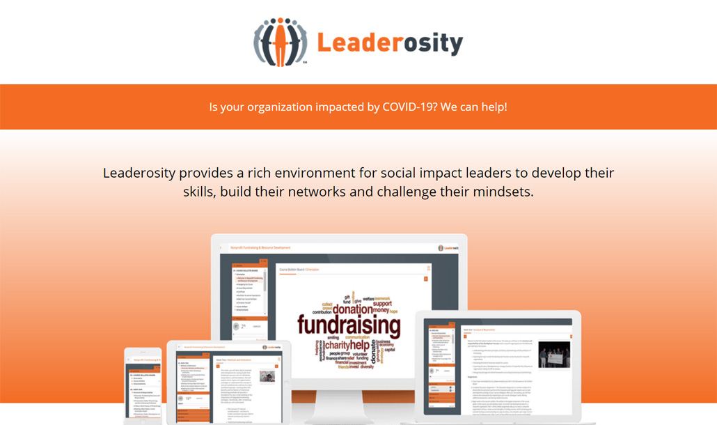 Learn more about the best nonprofit member management software for learning, Leaderosity.