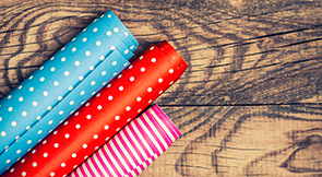 Selling wrapping paper is an easy fundraising idea that can benefit any organization.