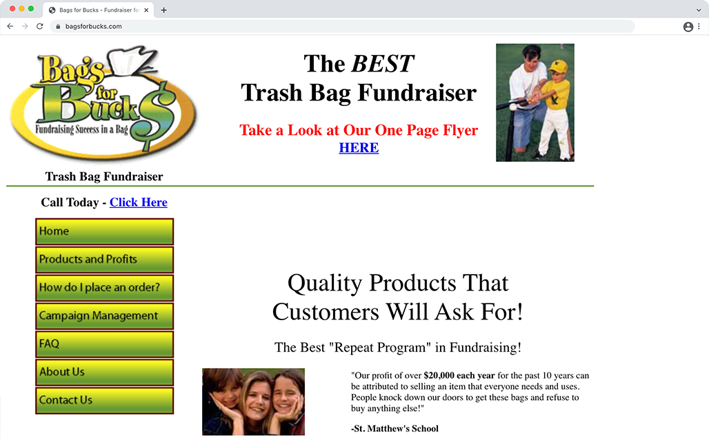 Trash bags may not be the first thing that comes to mind when you think about fundraising products, but they are an excellent option for a lucrative campaign.