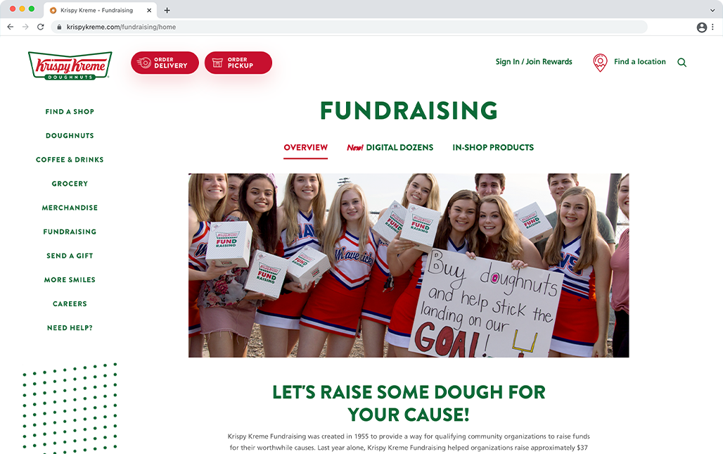 Using doughnuts as a fundraising product is an excellent strategy for raising money for your organization.