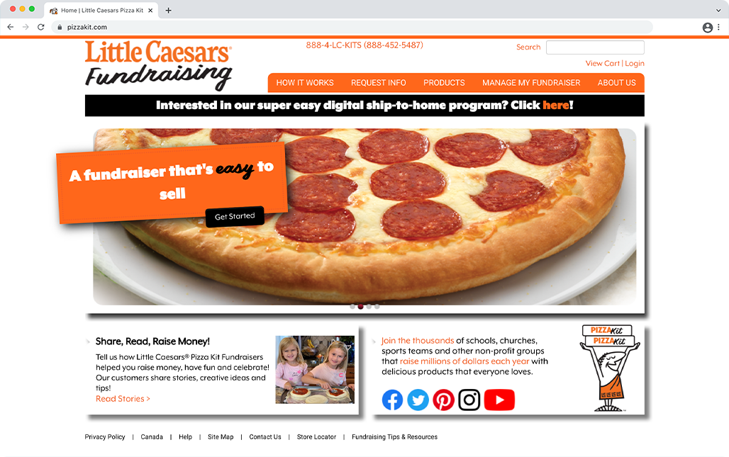 The Little Caesars pizza kit fundraiser is a great option for organizations interested in hosting a product fundraiser.