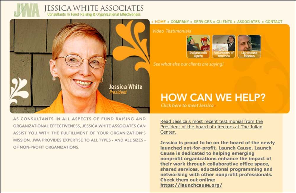 Jessica White Associates website