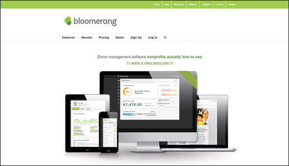 Bloomerang's focus on donor retention makes their CRM a top nonprofit software.