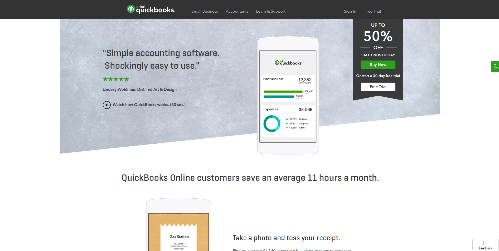 Learn more about QuickBooks' grant management software.