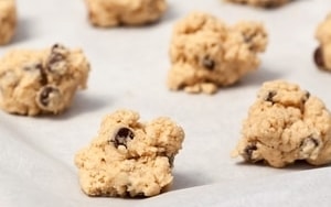 Selling cookie dough is an easy school fundraising idea.