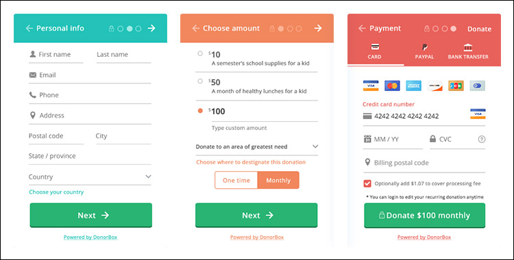 Free Donate Button - Donorbox Nonprofit Fundraising Software