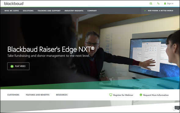 Raiser's Edge is a top nonprofit CRM fueled by Blackbaud.