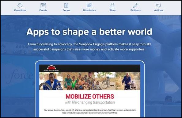 Soapbox Engage offers top Salesforce apps for nonprofits.