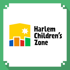 This nonprofit logo is an example of how bright colors convey a message.
