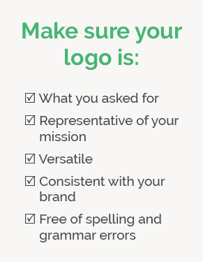 Use this checklist before finalizing your nonprofit logo.