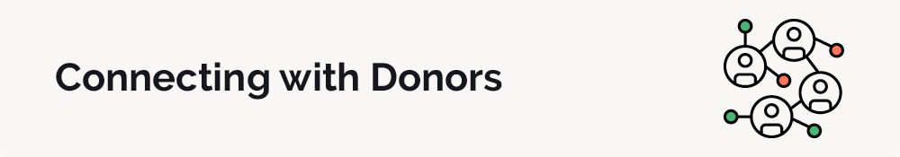 Venmo fundraising provides opportunities to connect with donors.