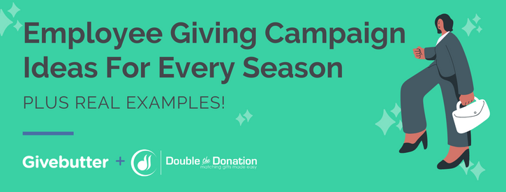 Employee Giving Campaign Ideas Graphic