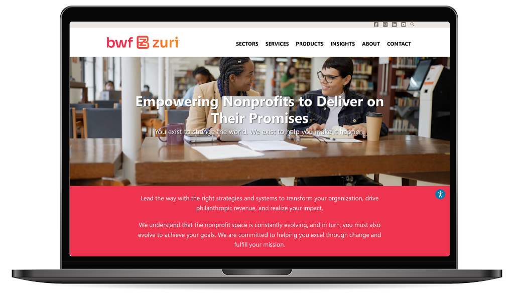 The BWF Zuri homepage