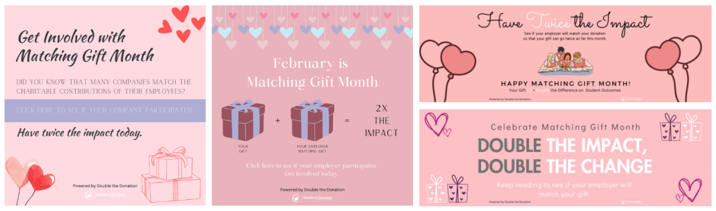 Here’s How You Can Celebrate Matching Gift Month This February