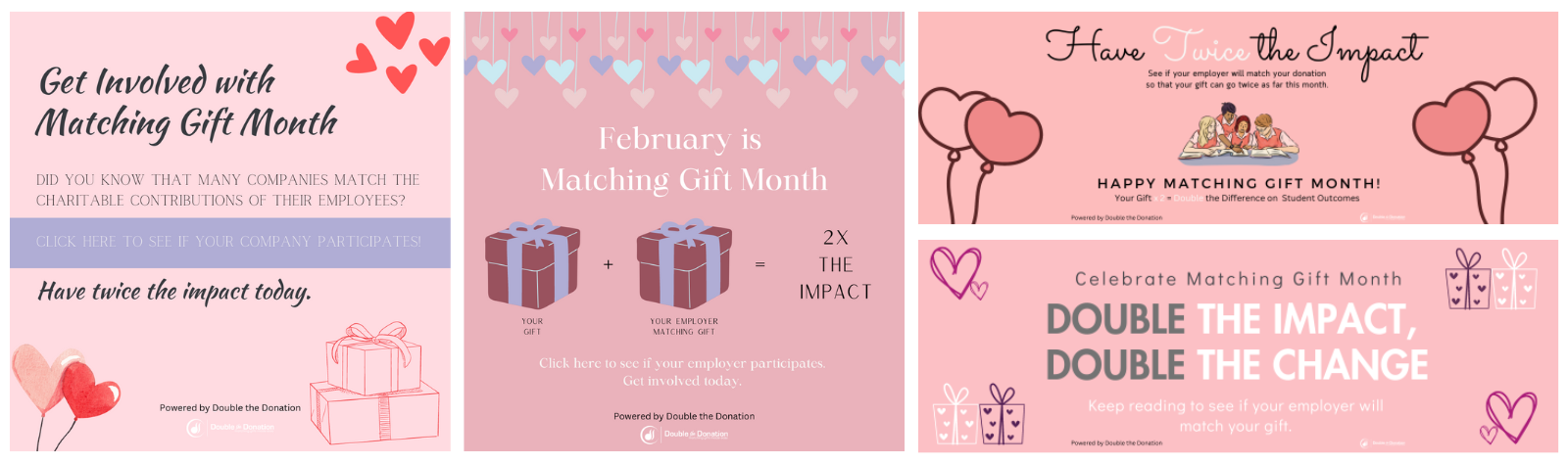 Sample Matching Gift Month posts