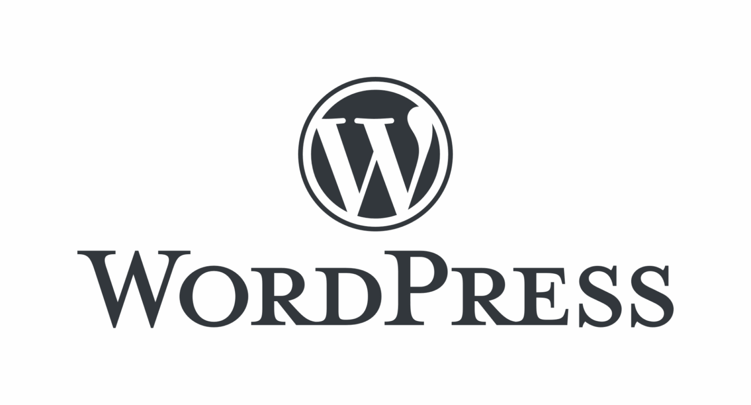 WordPress logo stacked