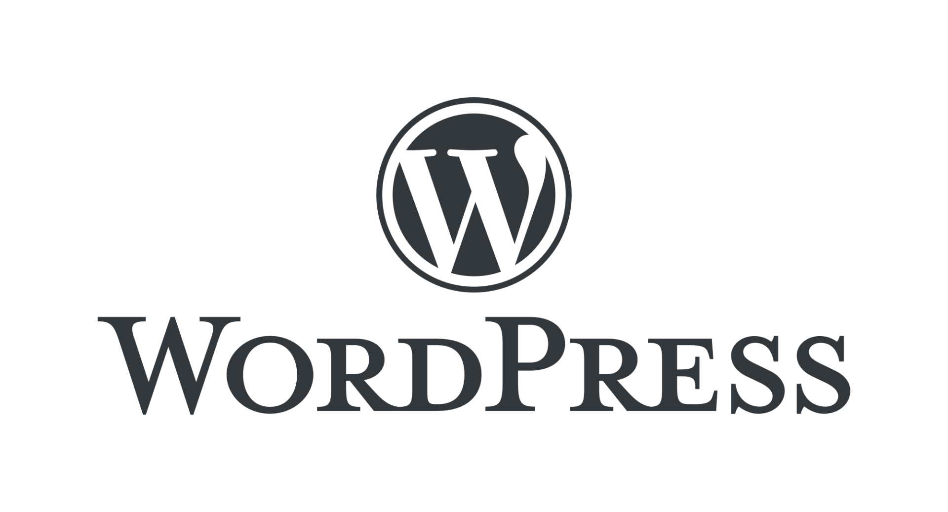 WordPress logo stacked