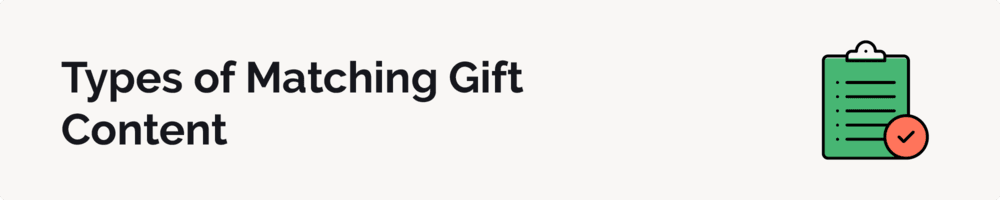 Develop the right website content to promote matching gifts via Google Ads.