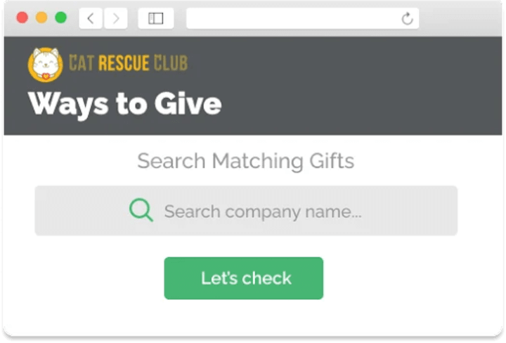 Use Google Ads to drive donors to your Ways to Give page, where you can promote matching gifts.