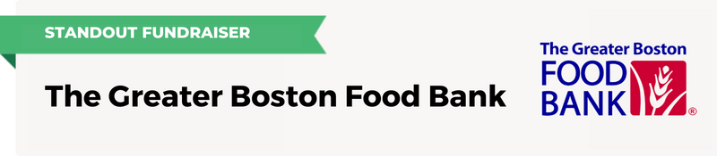 Matching gift success story: Greater Boston Food Bank