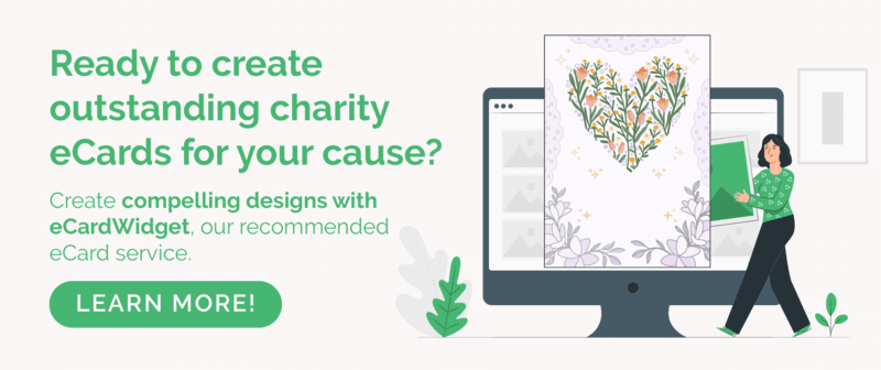 Design and sell compelling nonprofit eCards with eCardWidget.