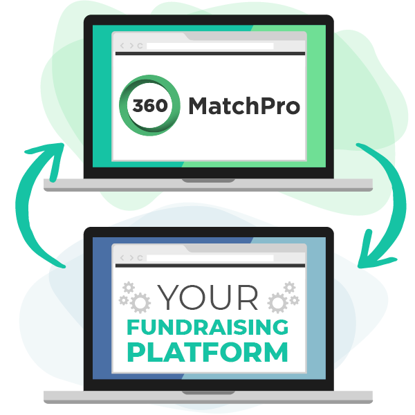 Legacy Plan vs. 360MatchPro - the latter integrates with 70+ fundraising platforms