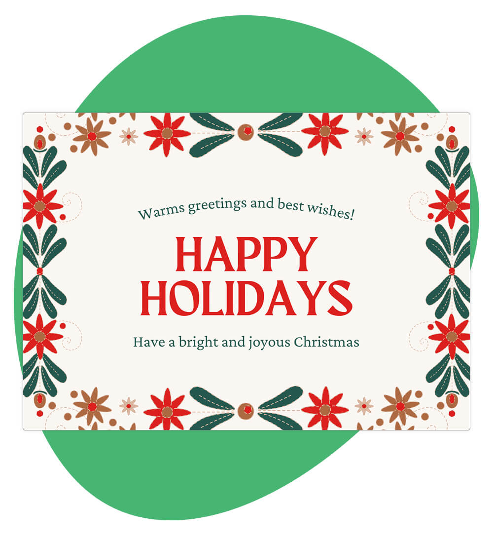 Send holiday cards to companies that complete donation requests from your nonprofit.