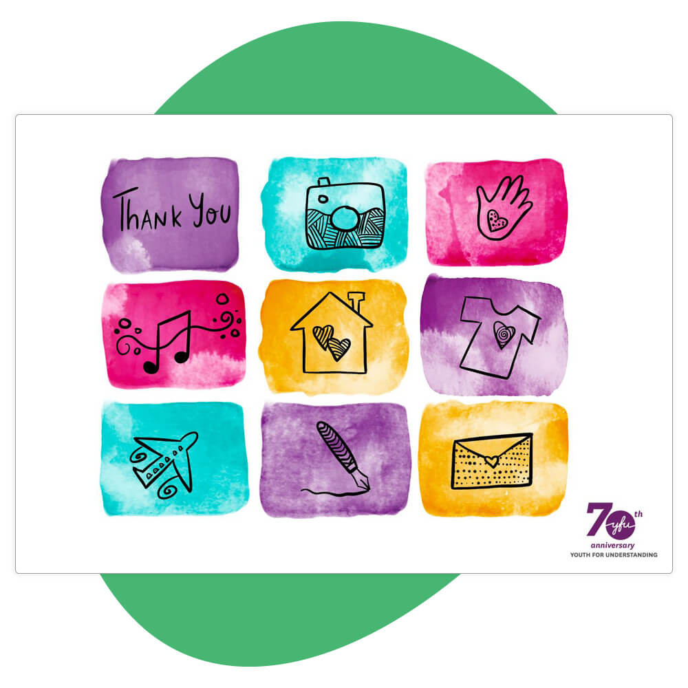 When a company fulfills your donation request, thank them with personalized eCards.