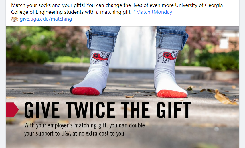 How matching gift appeals can fuel alumni engagement on social media