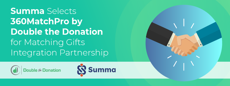 Summa selects 360MatchPro by Double the Donation for matching gift integration partnership