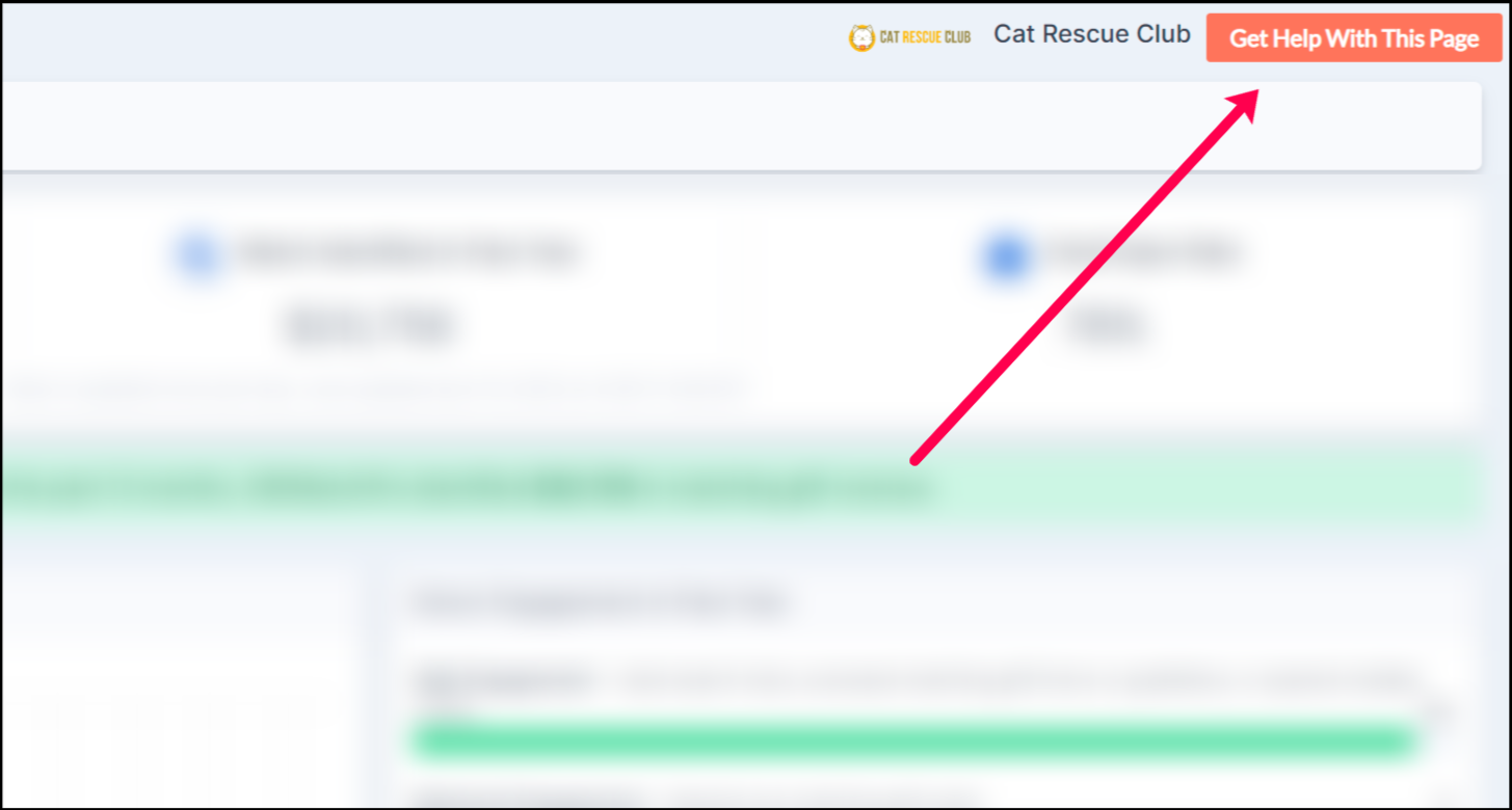 Access relevant support documentation at any time using the Get Help With This Page button.