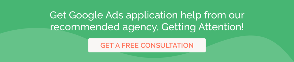 Click this graphic to find out how to apply for Google Grants with a grant management agency’s help.