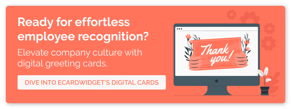 See how you can use eCardWidget’s shareable eCards to support your employee recognition program.
