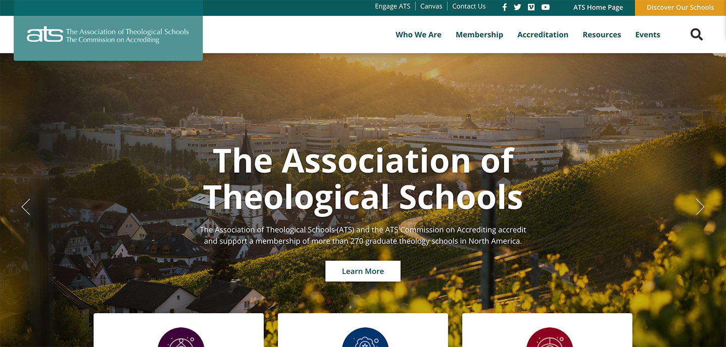 The Association of Theological Schools built a top nonprofit website by leveraging Morweb.