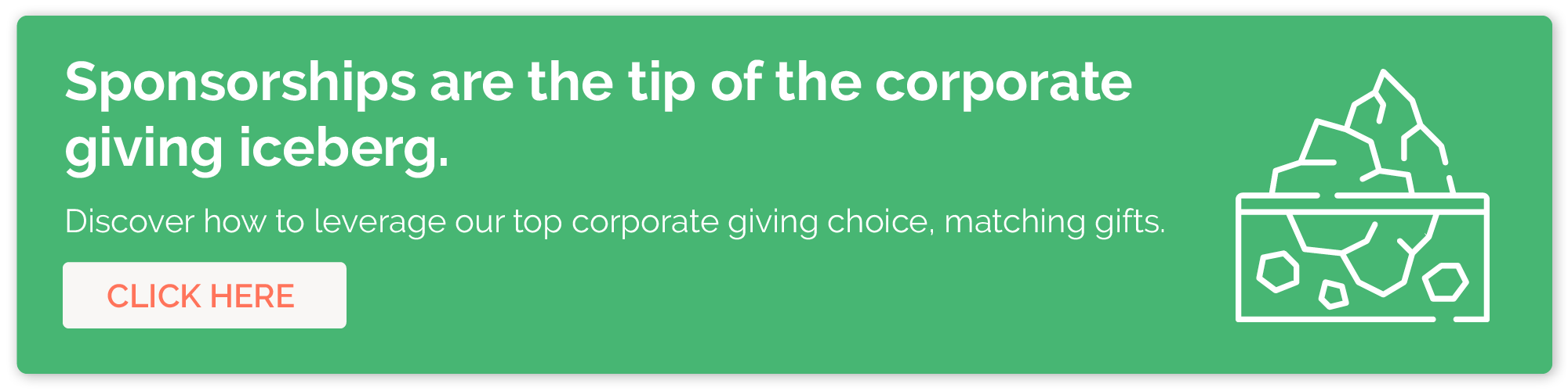 Raise more by marketing corporate sponsorships and matching gifts with Double the Donation.