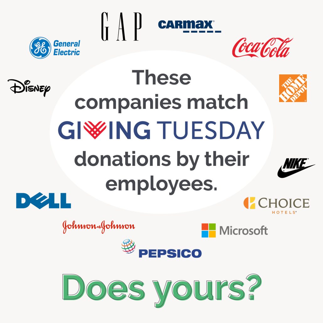 Pre-Giving Tuesday matching gifts social media content example