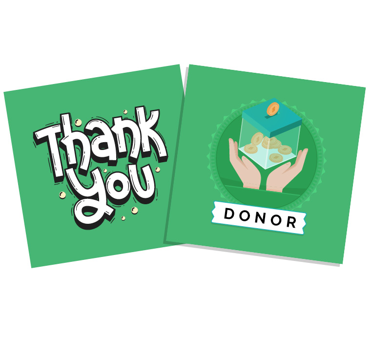 Give a thanks donation