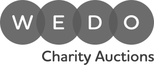 WEDO Charity Auctions' mobile bidding software logo
