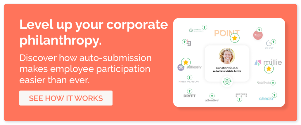 Learn how an auto-submission integration can supplement your corporate volunteering tools and boost employee participation in your philanthropy.