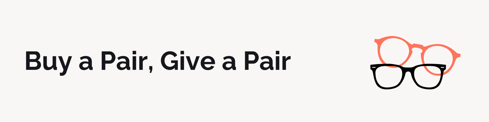 Cause marketing example - Buy Pair, Give Pair