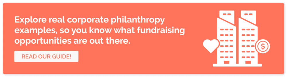 Explore other popular corporate philanthropy examples to inspire your healthcare fundraising strategies.