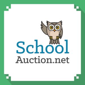 SchoolAuction.net's logo listed as a top charity auction software option.