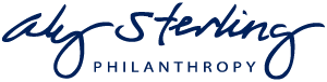 Aly Sterling Philanthropy’s logo.