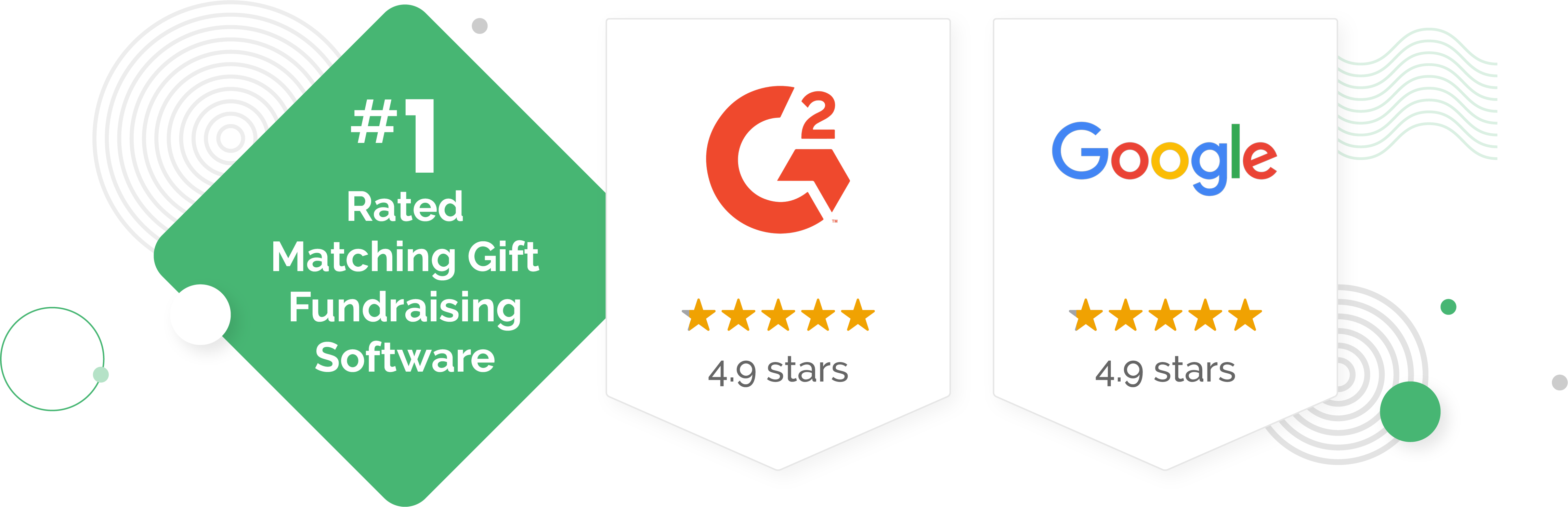 Image displays 5-star ratings for 360MatchPro